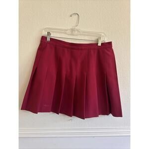 Vintage HEAD Pleated Tennis Golf Pickleball Skirt Red Size 14 Made In USA